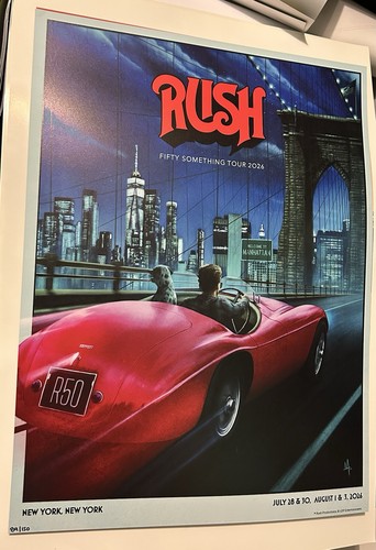 Rush fifty something tour red - rush,