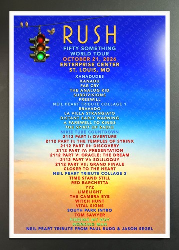 Rush fifty something - fifty, october